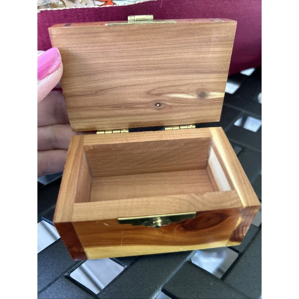 Souvenir Ocean City Maryland Wooden‎ Trinket Box 1983